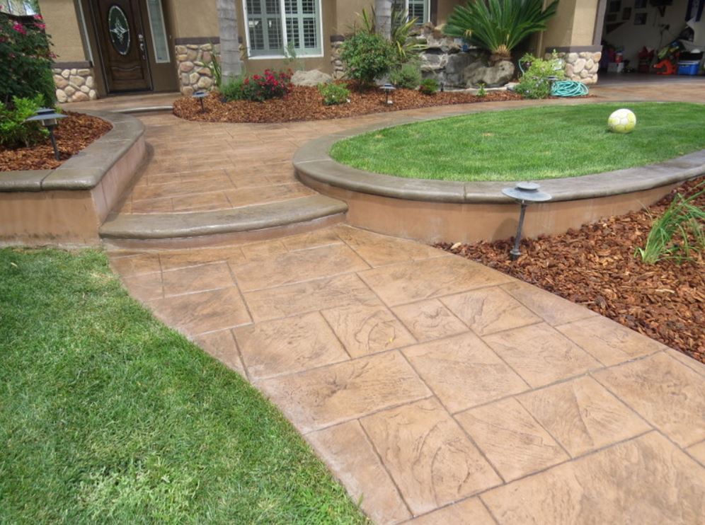 this is a picture of concrete patio in Moreno Valley, CA