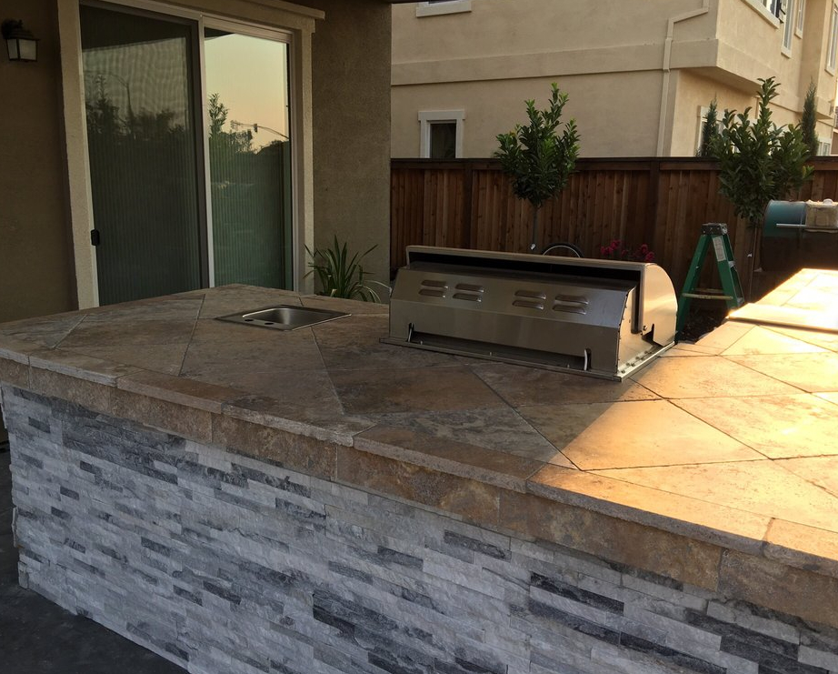 Concrete Countertop Retaining Wall, Best Value Kitchen Refacing Moreno Valley