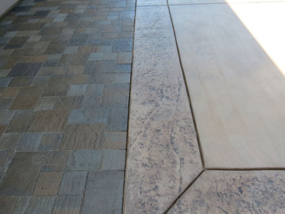this is a picture of decorative concrete in Moreno Valley, CA